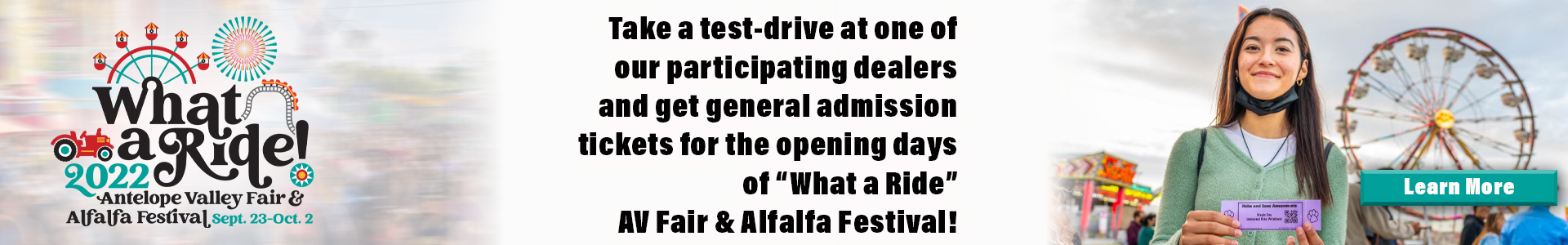 Free Tickets to the AV Fair from the Lancaster Auto Mall